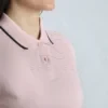 Elegant Women's Custom Pique Polo | Pink Embroidered Corporate Shirt | Low MOQ Available