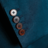 Eco-Luxury Silk Suit in Zegna Teal | Bespoke Business Attire | Sustainable Elegance