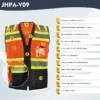 Industrial Strength High-Visibility Safety Vest with 360° Reflection | ANSI-Compliant Workwear | Custom OEM Solutions