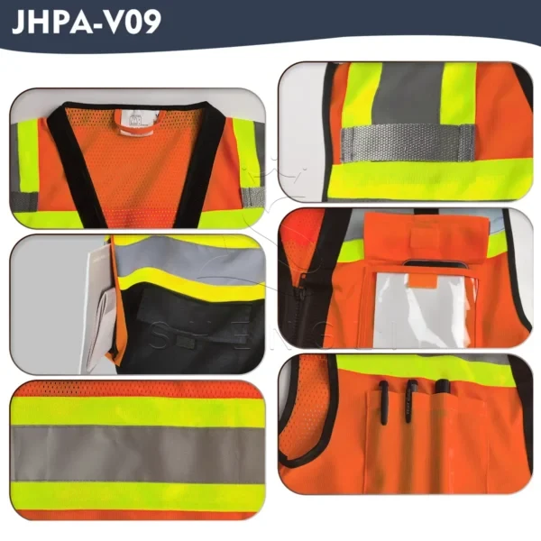 Industrial Strength High-Visibility Safety Vest with 360° Reflection | ANSI-Compliant Workwear | Custom OEM Solutions