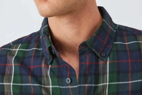 Heritage Black Watch Tartan Shirt | Premium Cotton Business Casual Wear | Custom Embroidery Services