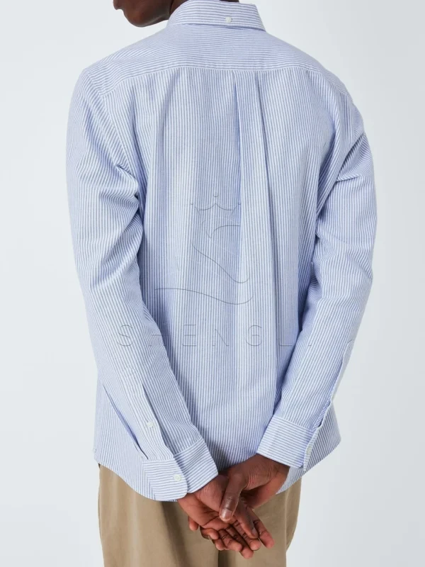 DM_20251117094348_005 Heritage Stripe Oxford Shirt | Responsibly Sourced Cotton | Custom Corporate Program