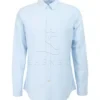 DM_20251117094639_005_cleanup Sky Blue Tailored Oxford Shirt | Premium Cotton Button-Down | Corporate Customization