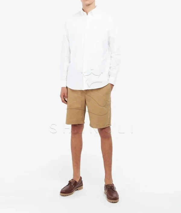 White Oxford Business Shirt with Button-Down Collar | Bespoke Tailored Fit | Direct Manufacturer