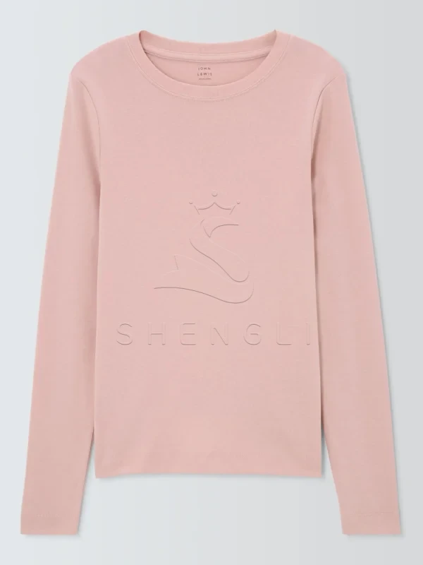Sustainable Pink Organic Cotton Crewneck Tee | GOTS Certified | Custom Bulk Manufacturing
