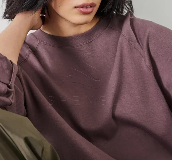 Matilda Cotton Raglan Shirt in Soft Light Brown | Relaxed Fit Custom Manufacturing