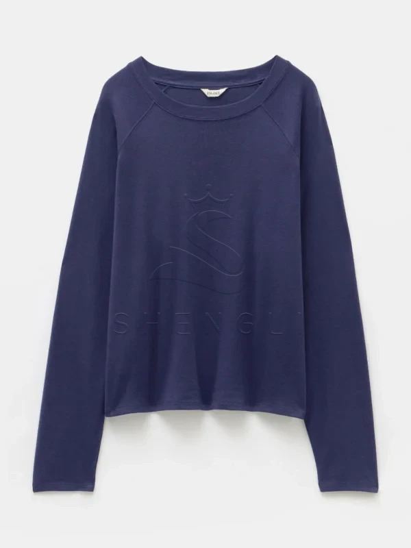 Matilda Night Sky Raglan Sleeve Top | Custom Oversized Cotton Tee Manufacturer | Bulk Wholesale
