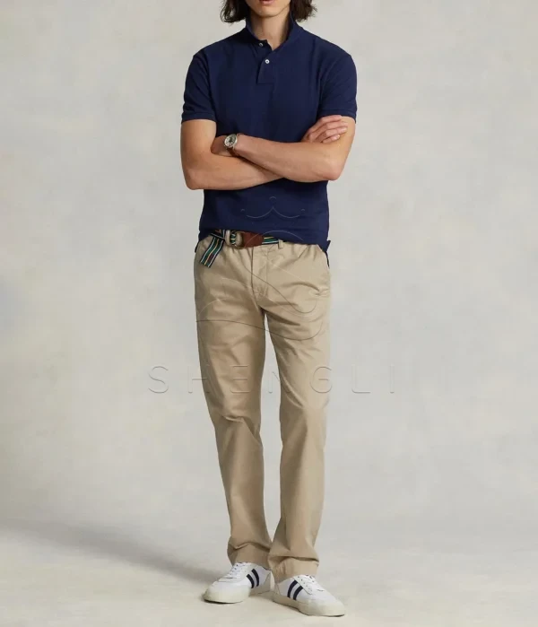 DM_20251125144809_003 Premium Custom Fit Polo Shirt in Newport Navy | Embroidered Corporate Wear