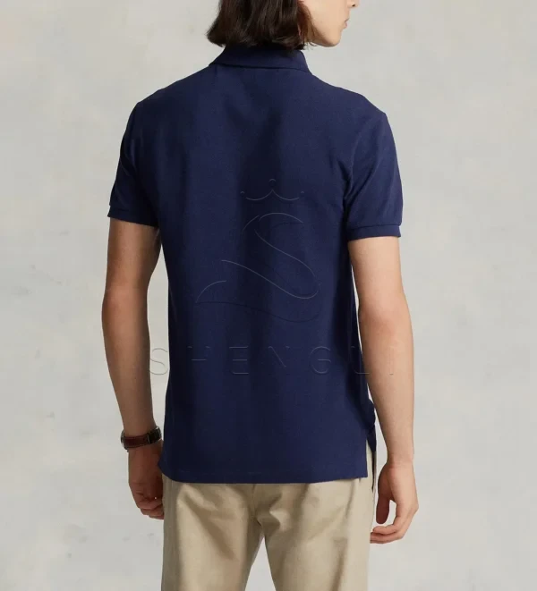 DM_20251125144809_004 Premium Custom Fit Polo Shirt in Newport Navy | Embroidered Corporate Wear