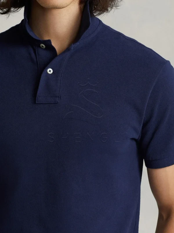 DM_20251125144809_005 Premium Custom Fit Polo Shirt in Newport Navy | Embroidered Corporate Wear