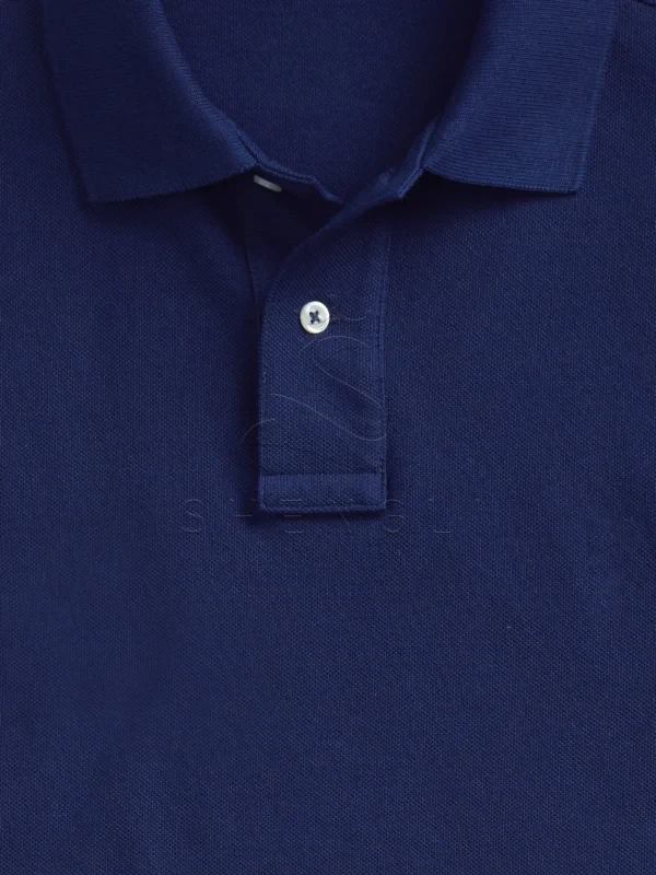 DM_20251125144809_006 Premium Custom Fit Polo Shirt in Newport Navy | Embroidered Corporate Wear