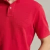 Premium Custom-Fit Polo Shirt | Red Performance Knit | Corporate Branding Solution