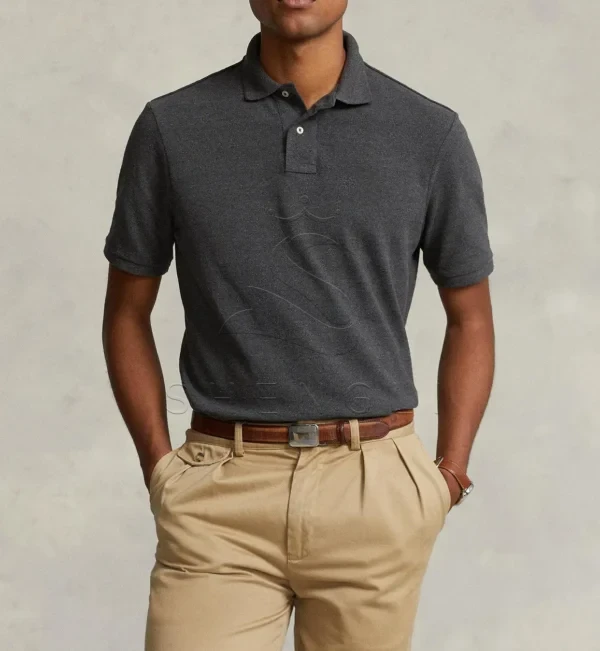 DM_20251126095552_002 Premium Custom-Fit Polo Shirt | Barclay Heather | Tailored Corporate Wear with Embroidery