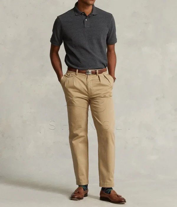 DM_20251126095552_005 Premium Custom-Fit Polo Shirt | Barclay Heather | Tailored Corporate Wear with Embroidery