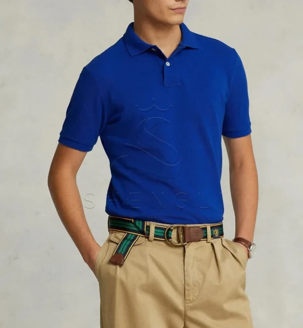 DM_20251126100109_002 Heritage Royal Custom Fit Polo Shirt | Premium Cotton Pique | Logo Embroidery Service