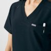 Healthcare Professional V-Neck Top | Dual-Pocket Design | Moisture-Wicking Fabric