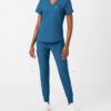 Medical Professional V-Neck Top with Dual Pockets | Moisture-Wicking Stretch Fabric | Healthcare Uniform Solutions