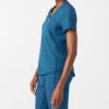 Medical Professional V-Neck Top with Dual Pockets | Moisture-Wicking Stretch Fabric | Healthcare Uniform Solutions