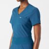 Medical Professional V-Neck Top with Dual Pockets | Moisture-Wicking Stretch Fabric | Healthcare Uniform Solutions
