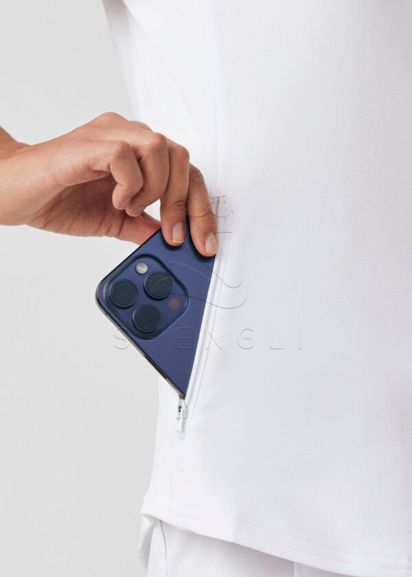 Medical Professional V-Neck Tunic | Women's Healthcare Uniform with Dual Pockets | OEM Manufacturing