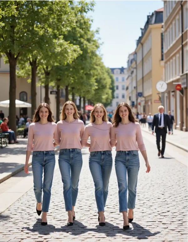 Sustainable Pink Organic Cotton Crewneck Tee | GOTS Certified | Custom Bulk Manufacturing