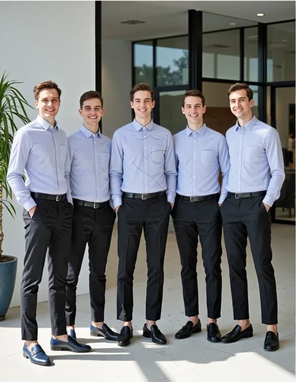 Name_flux_00002_ecpqh_1763359100 Heritage Stripe Oxford Shirt | Responsibly Sourced Cotton | Custom Corporate Program