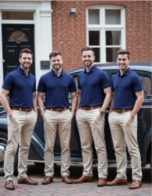 Premium Custom Fit Polo Shirt in Newport Navy | Embroidered Corporate Wear