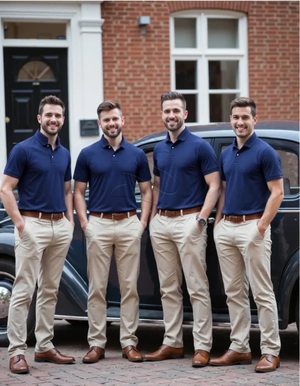 Name_flux_00002_vbqpk_1764065462_cleanup Premium Custom Fit Polo Shirt in Newport Navy | Embroidered Corporate Wear