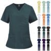 Women's Medical Scrub Set | V-Neck Top & Cargo Pants Uniform for Nurses & Healthcare Workers