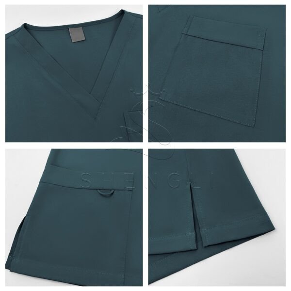 Women's Medical Scrub Set | V-Neck Top & Cargo Pants Uniform for Nurses & Healthcare Workers