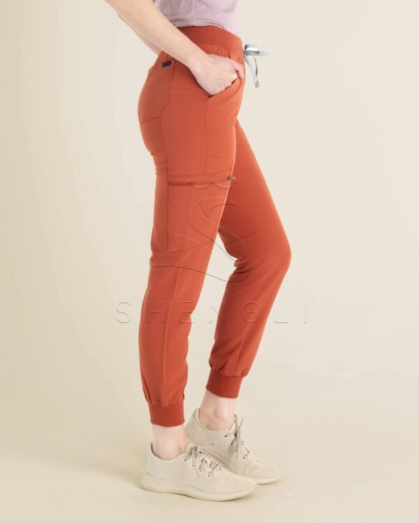 Women's Multi-Pocket Scrub Joggers | Stretch Medical Uniform Pants for Healthcare Professionals