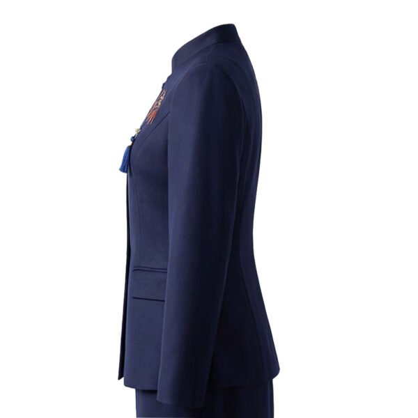 Elegant Heritage Traditional Chinese Embroidery Business Suit | Premium Formal Office Uniform
