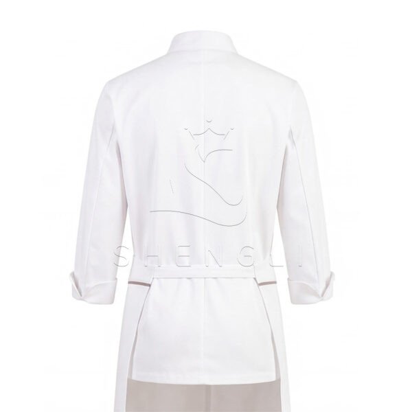 Premium Chef Coat with Apron - Professional Culinary Uniform for Kitchen Staff