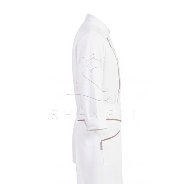Premium Chef Coat with Apron - Professional Culinary Uniform for Kitchen Staff