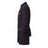 Premium Black Chef Coat with Apron Set, Professional Kitchen Uniform with Moisture-Wicking & Stain-Resistant, Ergonomic Chef Jacket for Restaurants & Hotels