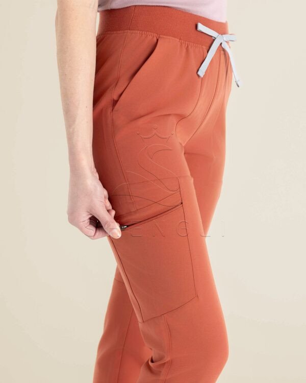 Women's Multi-Pocket Scrub Joggers | Stretch Medical Uniform Pants for Healthcare Professionals