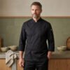 Premium Black Chef Jacket - Professional Nanobanana Pro Chef Uniform