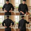 Premium Black Chef Jacket - Professional Nanobanana Pro Chef Uniform