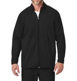 Men’s Full-Zip Scrub Jacket | Stretch Medical Uniform Jacket for Healthcare Workers