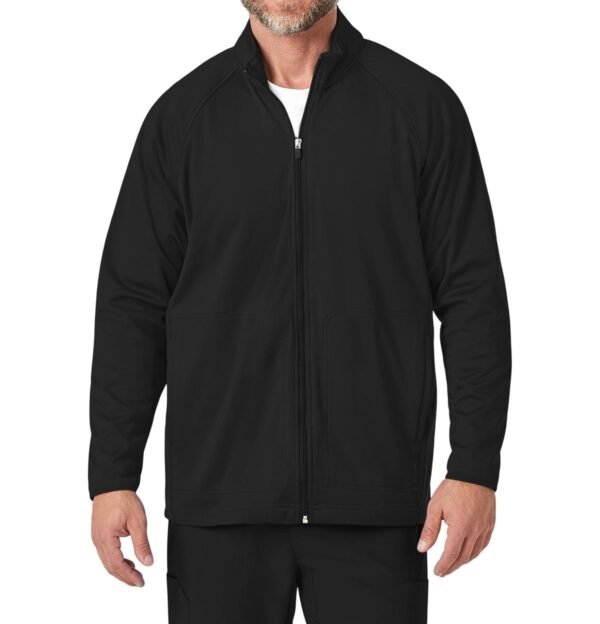 Men’s Full-Zip Scrub Jacket | Stretch Medical Uniform Jacket for Healthcare Workers