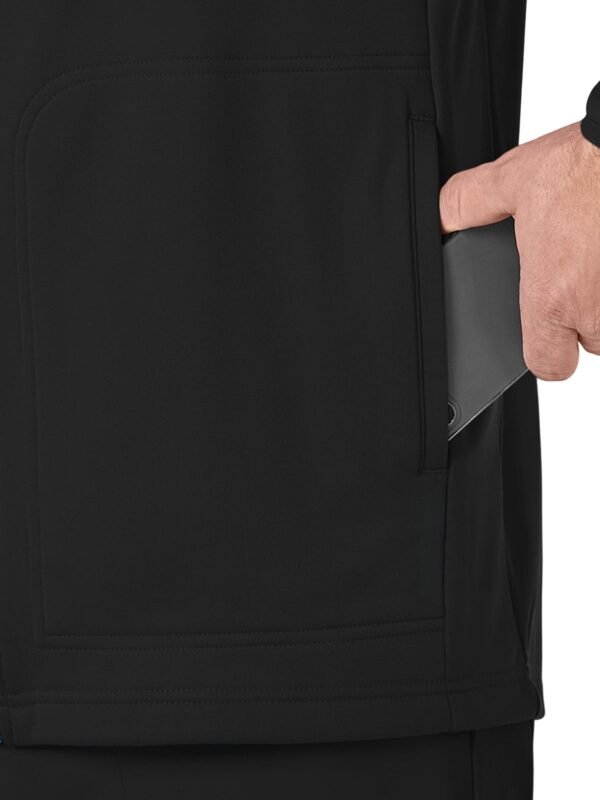 Men’s Full-Zip Scrub Jacket | Stretch Medical Uniform Jacket for Healthcare Workers