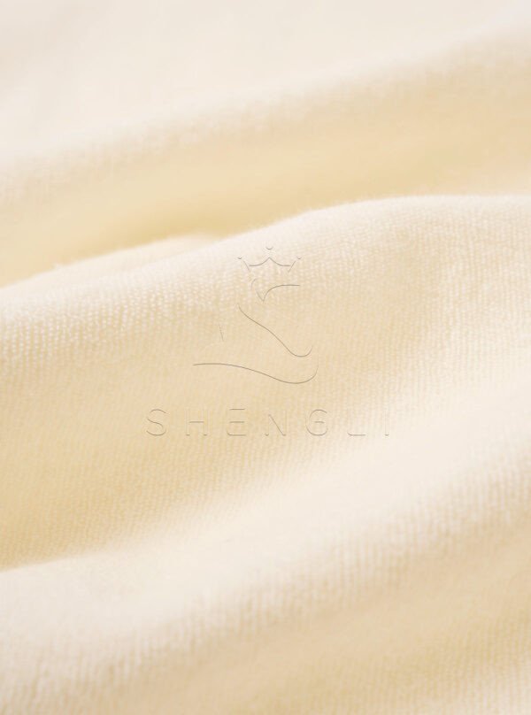 Cream Terry Cloth Pocket Polo Shirt – Casual Premium Short Sleeve Summer Top