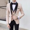 Men's Slim Fit 3-Piece Wedding Suit | Groom Formal Tuxedo for Wedding & Business