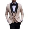 Men's Slim Fit 3-Piece Wedding Suit | Groom Formal Tuxedo for Wedding & Business