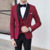Men's Slim Fit 3-Piece Wedding Suit | Groom Formal Tuxedo for Wedding & Business