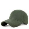 Classic Solid Color Cotton Baseball Cap – Unisex Adjustable Casual Outdoor Dad Hat