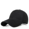Classic Solid Color Cotton Baseball Cap – Unisex Adjustable Casual Outdoor Dad Hat