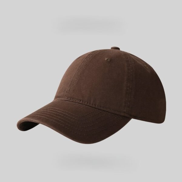 Premium Washed Solid Cotton Baseball Cap - Unisex Classic Adjustable Casual Dad Hat