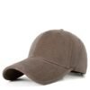 Classic Solid Color Cotton Baseball Cap – Unisex Adjustable Casual Outdoor Dad Hat