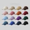Premium Washed Solid Cotton Baseball Cap - Unisex Classic Adjustable Casual Dad Hat